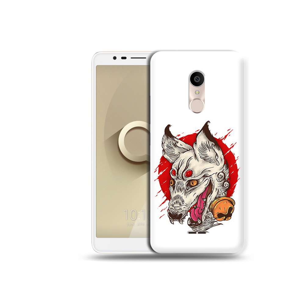 

Чехол MyPads Tocco для Alcatel 3C 5026D страшная собака, Прозрачный, Tocco