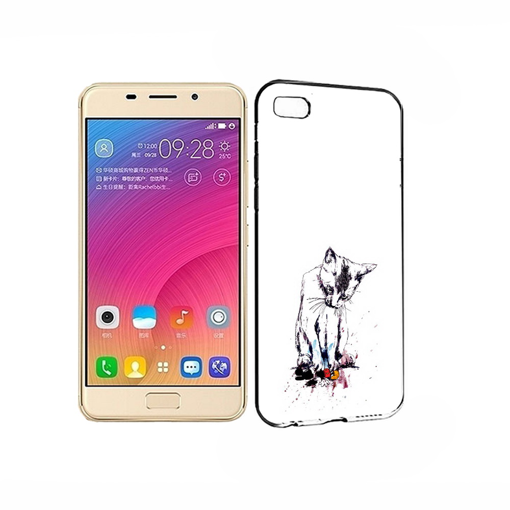 

Чехол MyPads Tocco для Asus ZenFone 3S Max кот и микки, Прозрачный, Tocco
