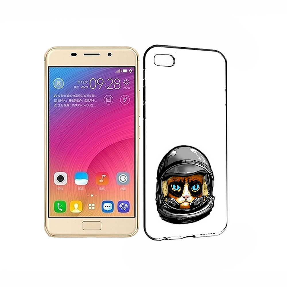 

Чехол MyPads Tocco для Asus ZenFone 3S Max кот космонавт, Прозрачный, Tocco