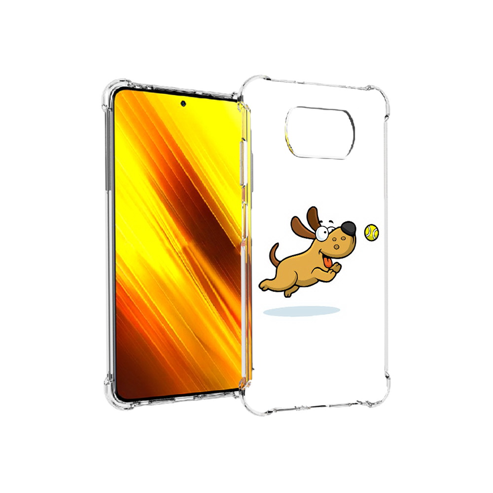 

Чехол MyPads Tocco для Xiaomi Poco X3 пёсик (PT154881.262.563), Прозрачный, Tocco