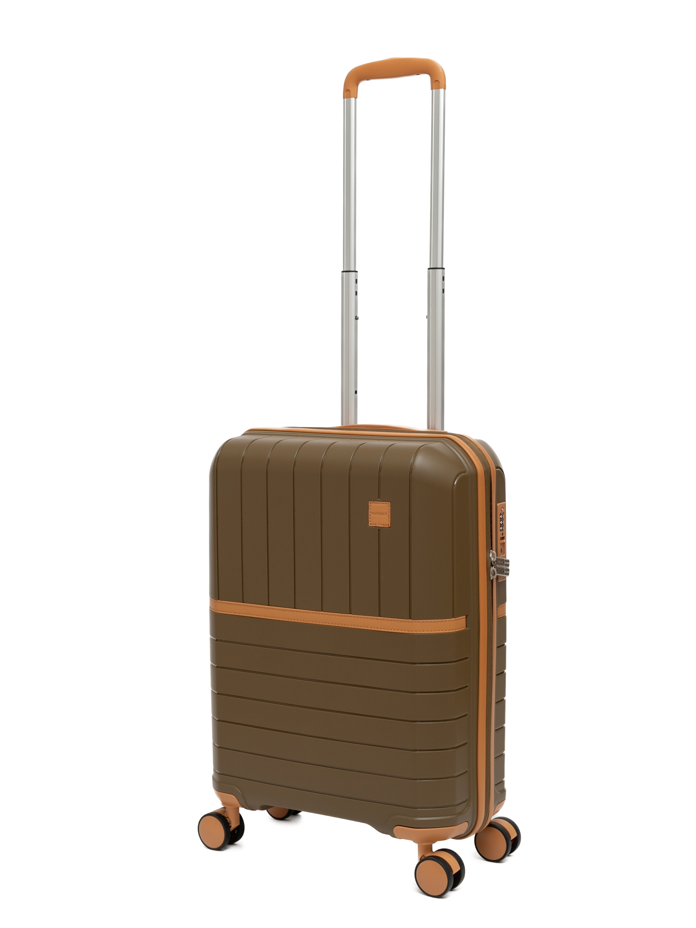 Чемодан унисекс Baudet 822 коричневый S 8140₽