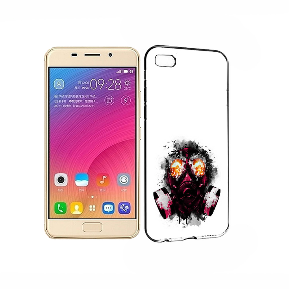 

Чехол MyPads Tocco для Asus ZenFone 3S Max красный противогаз, Прозрачный, Tocco