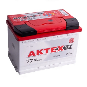 

Аккумулятор Aktex EFB 74 Ач 770А низкий обр. пол.
