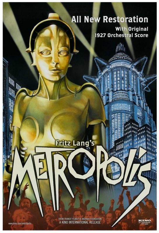 

Постер к фильму "Метрополис" (Metropolis) Оригинальный 68,6x101,6 см