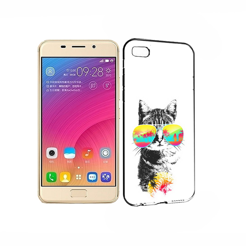 

Чехол MyPads Tocco для Asus ZenFone 3S Max крутой кот, Прозрачный, Tocco