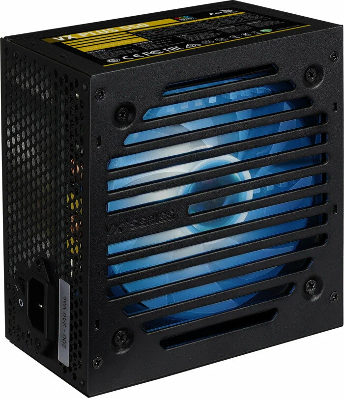 

Блок питания AeroCool VX-550 RGB PLUS 550W (VXPLUS550RGB), Черный, VX-550 RGB PLUS