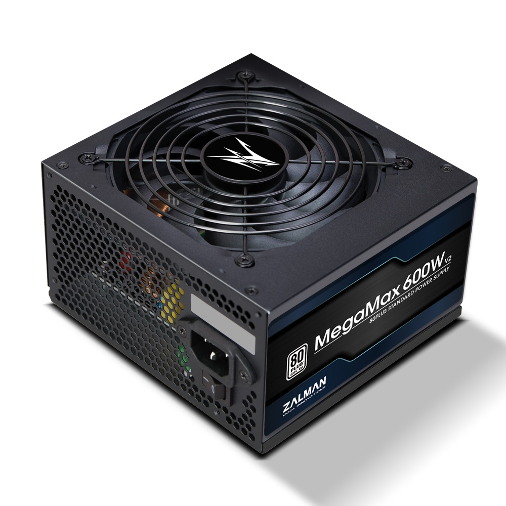 

Блок питания Zalman MegaMax 600W (ZM600-TXII (V2), Черный, MegaMax