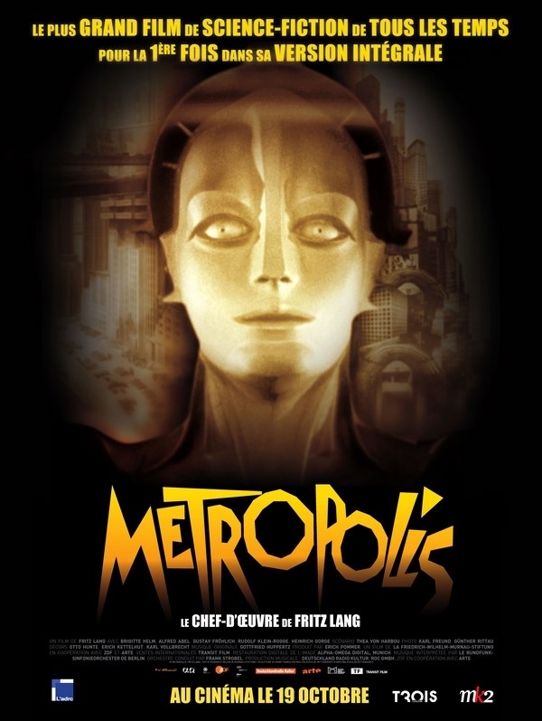 

Постер к фильму "Метрополис" (Metropolis) 50x70 см