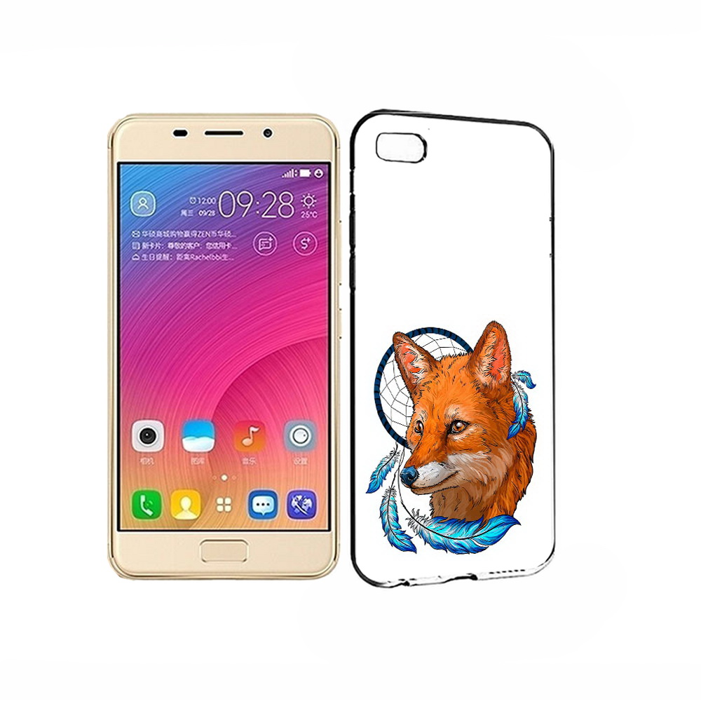 

Чехол MyPads Tocco для Asus ZenFone 3S Max лиса и ловец снов, Прозрачный, Tocco