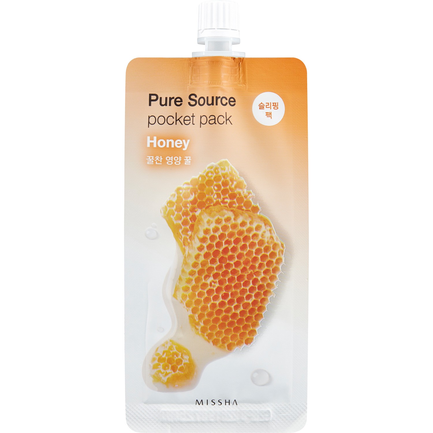 фото Маска для лица missha pure source pocket pack - honey 10 мл