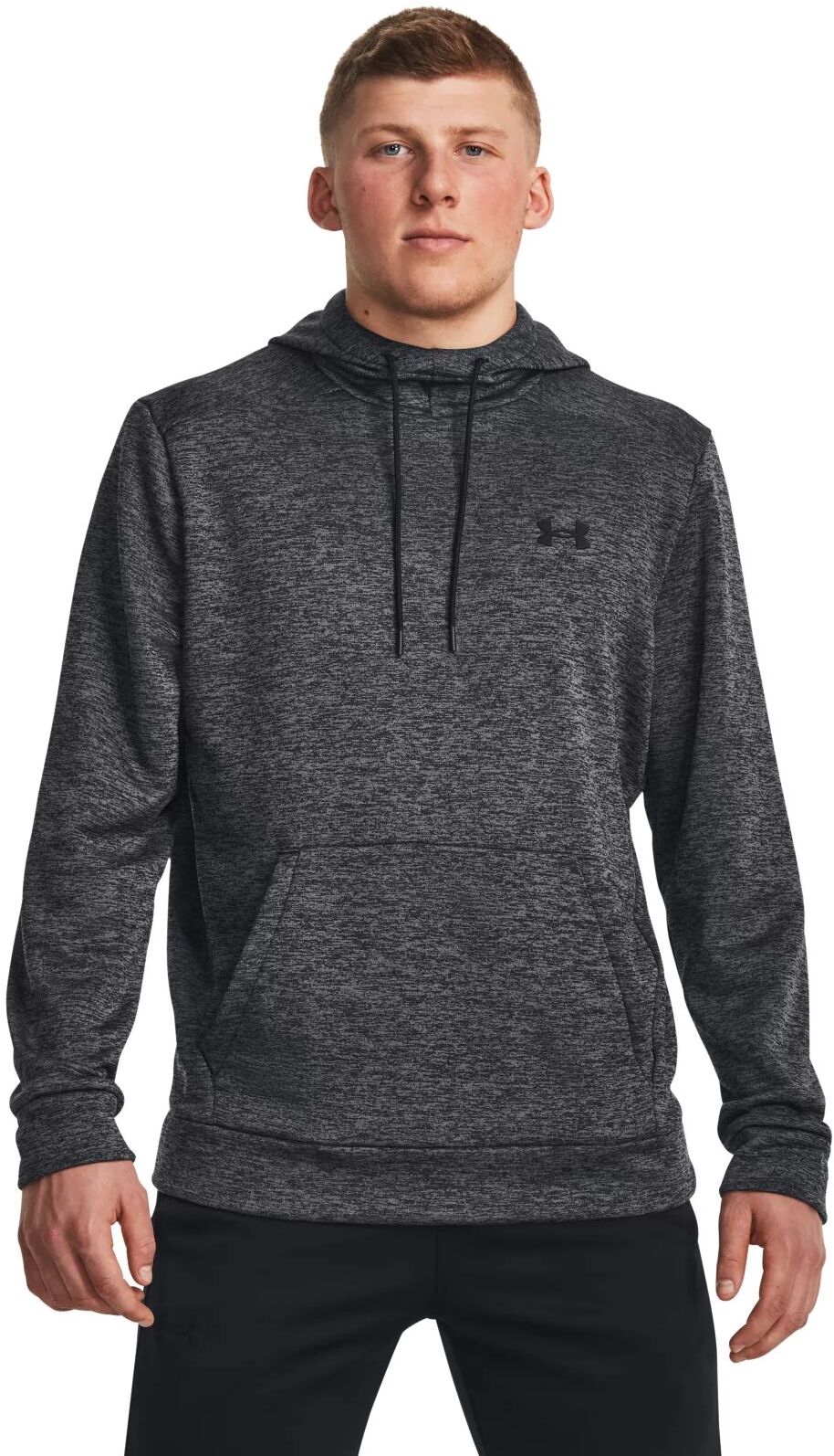 Худи мужское Under Armour Ua Fleece Twist Hd черное 2XL