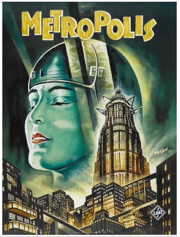 

Постер к фильму "Метрополис" (Metropolis) Оригинальный 76,2x101,6 см