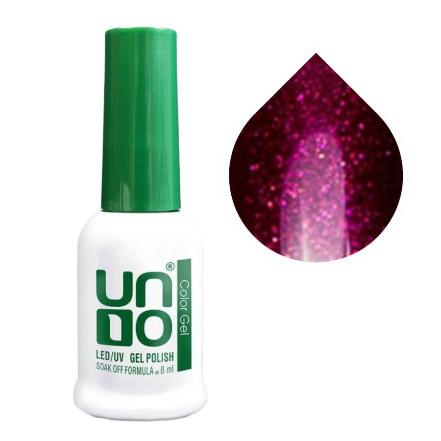 

Гель-лак Uno Amazon Lily 163 Темный бордово-фиолетовый, 8 мл