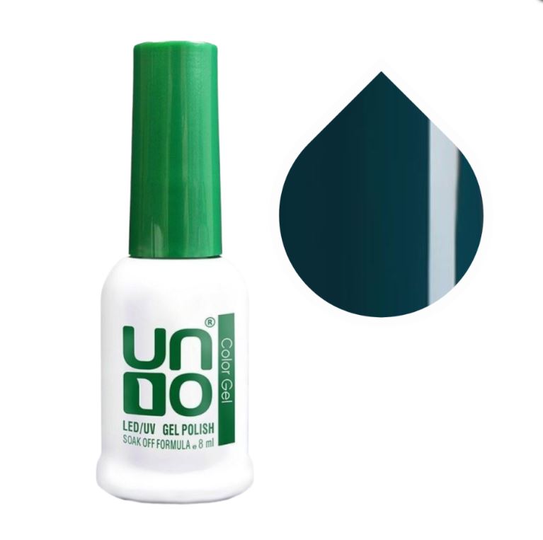 

Гель-лак Uno Dark Green 222 Темно-зеленый, 8 мл