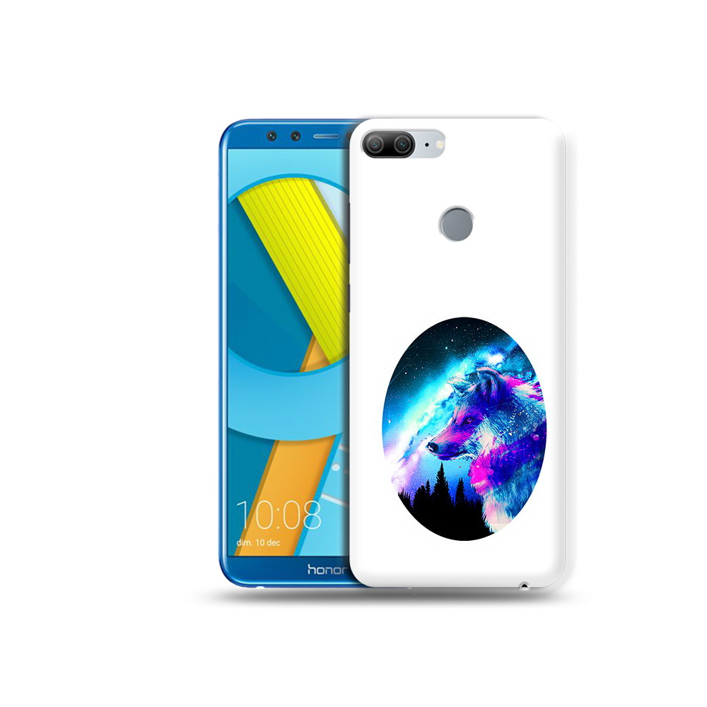 

Чехол MyPads Tocco для Huawei Honor 9 Lite голубой волк (PT117118.56.293), Прозрачный, Tocco