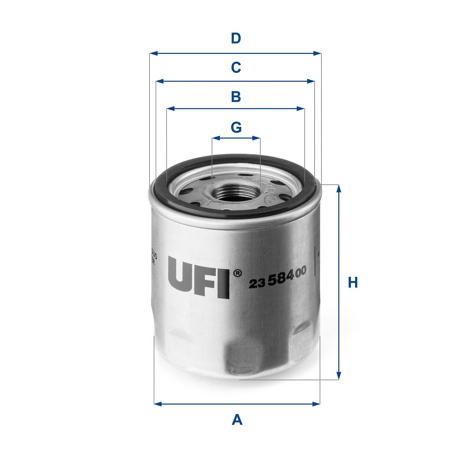 

Фильтр масляный UFI 23.584.00