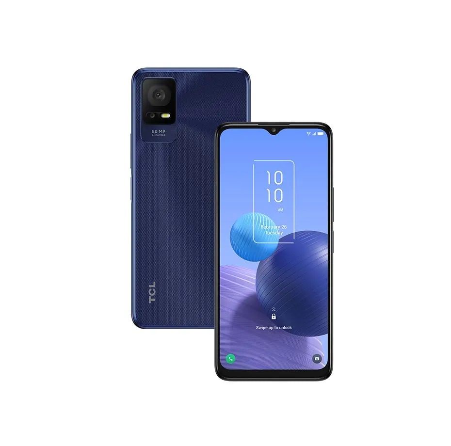 Смартфон TCL 408 4/64GB Midnight Blue