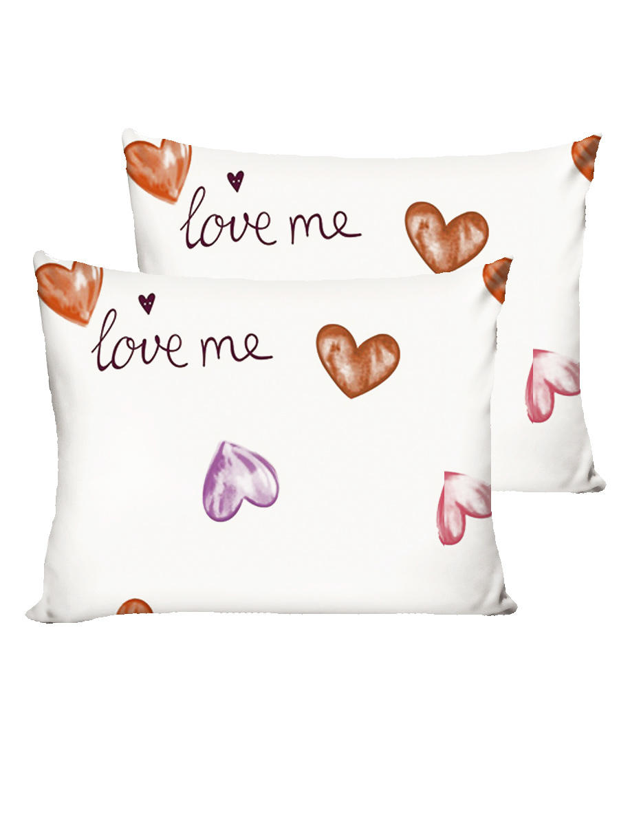 

Наволочка Сказка Love me 2шт 50х70 см