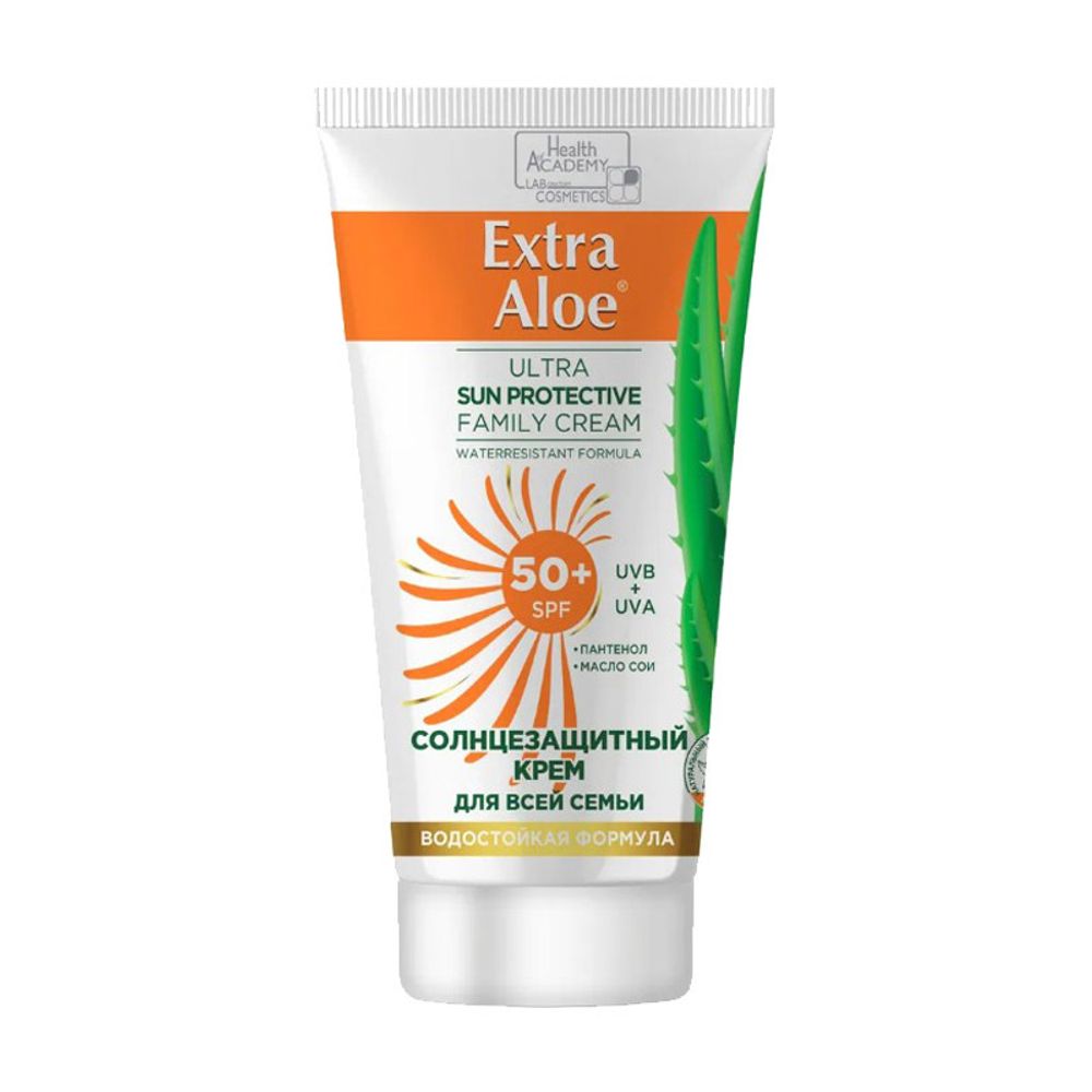 фото Крем vilsen extra aloe солнцезащ. для всей семьи с экстр. алоэ и пантенолом spf 50+, 75 мл