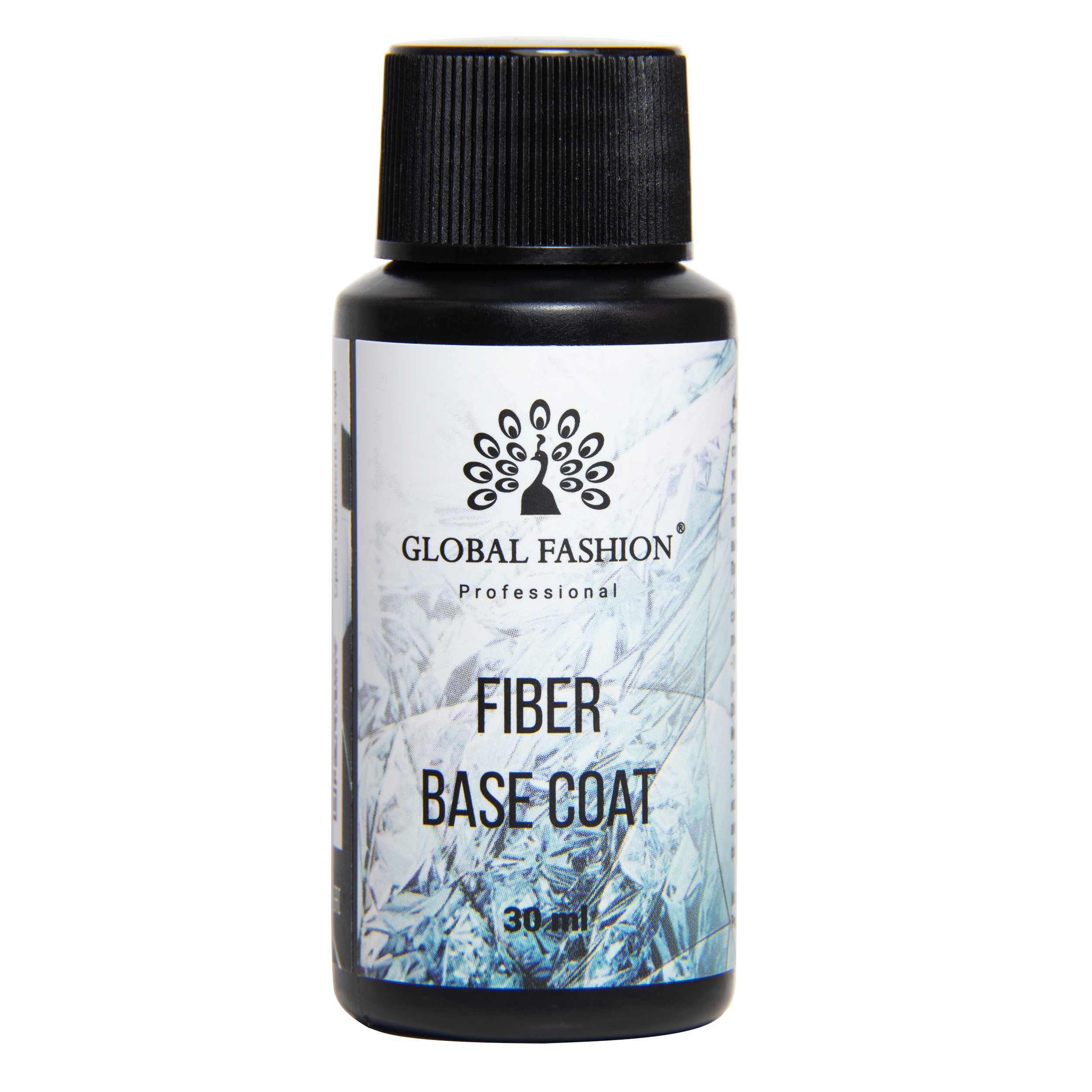 База Global Fashion Fiber Base Coat 30 мл армирующая каучуковая база onni base fiber файбер с волокнами 15мл