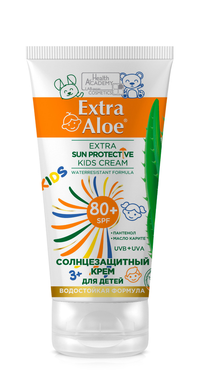 

Крем VILSEN Extra Aloe солнцезащ. для всей семьи с экстр. алоэ и пантенолом SPF80+, 75 мл