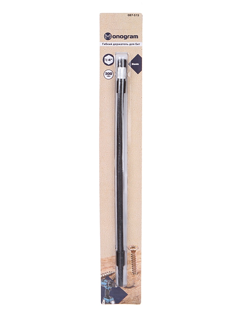 

Держатель бит Monogram Basis HEX 1/4 - 300mm 087-515