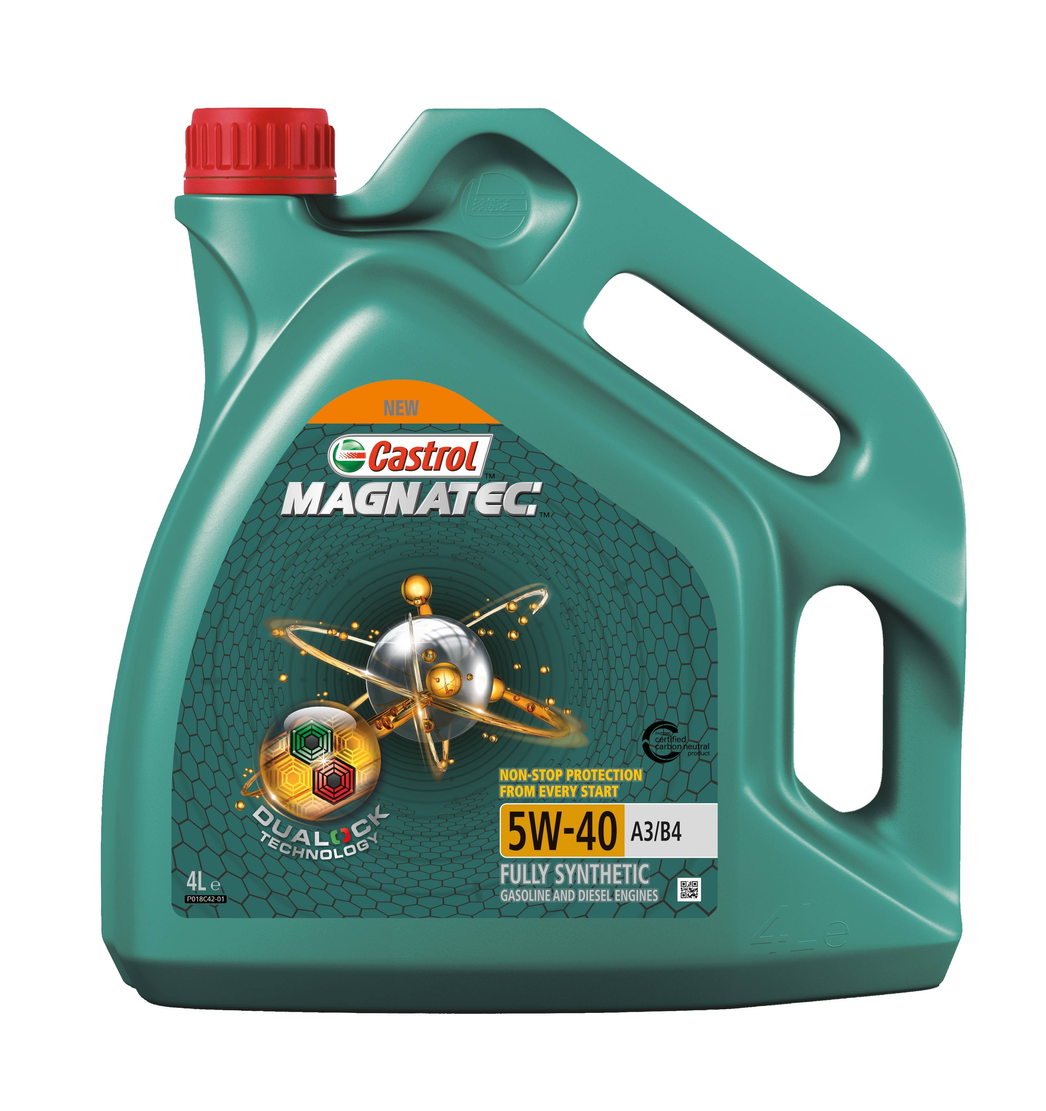 фото Моторное масло castrol magnatec 5w-40 4л