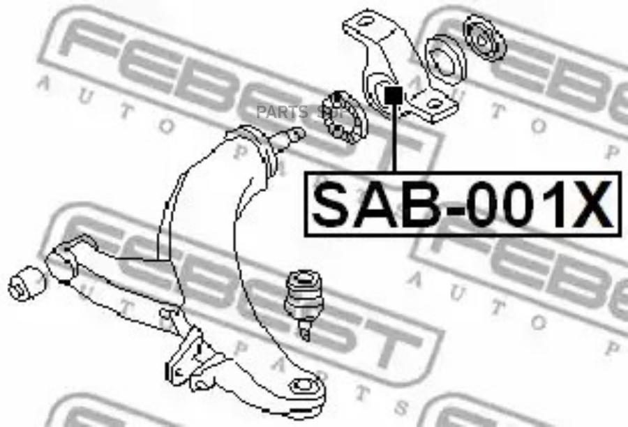 

FEBECT SAB-001X Сайлентблок задний переднего рычага