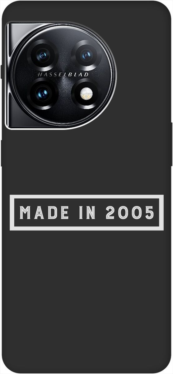 

Матовый Soft Touch Чехол на OnePlus 11 "2005 W" черный, Черный;белый, 159479