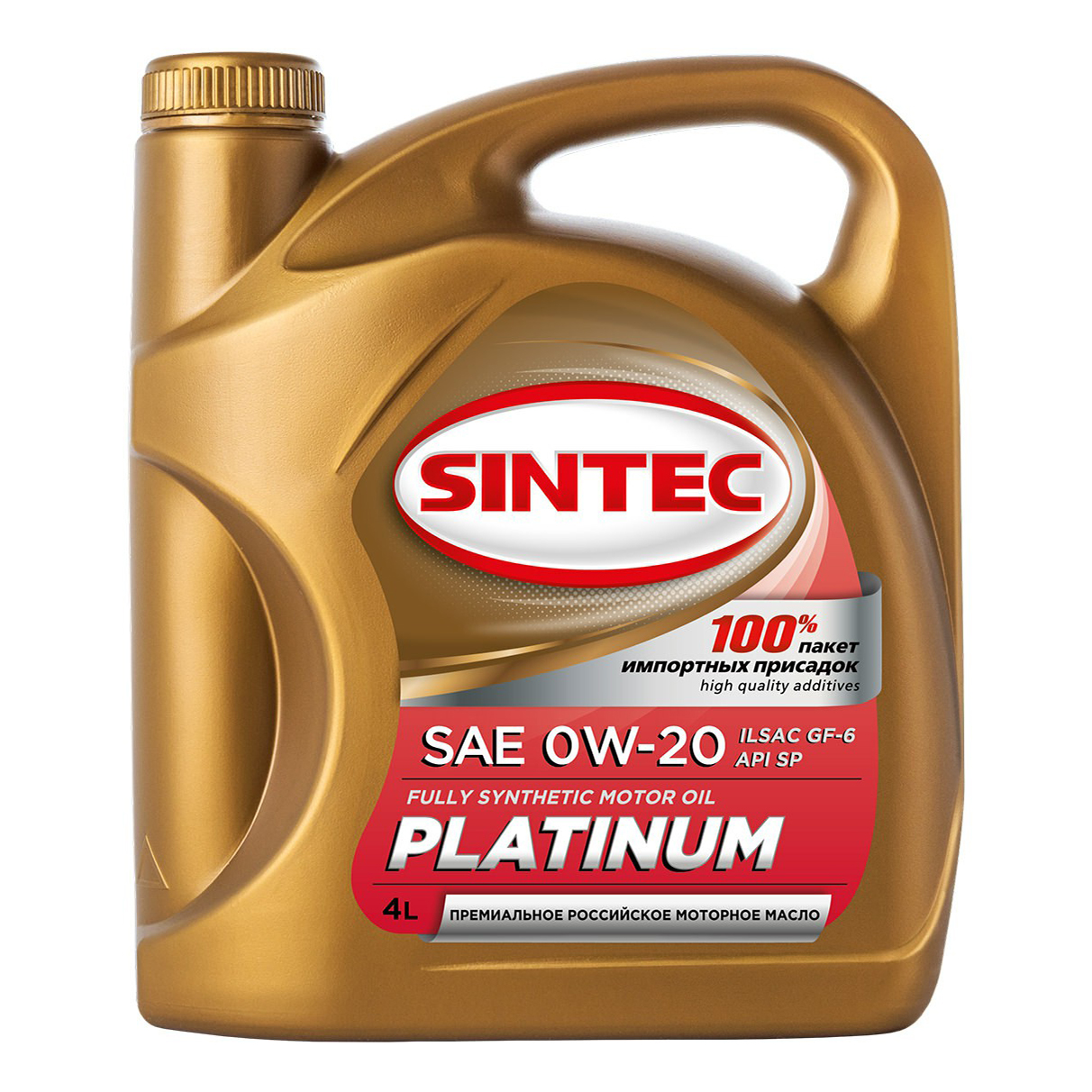 

Масло синтетическое Sintec Platinum 0W-20 4 л