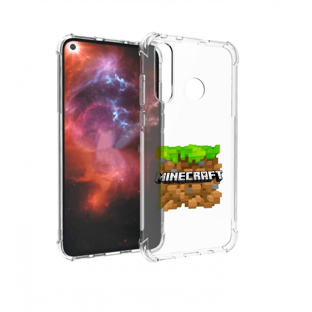 

Чехол бампер MyPads Minecraft-2 для Huawei Nova 4 противоударный, Прозрачный, Tocco