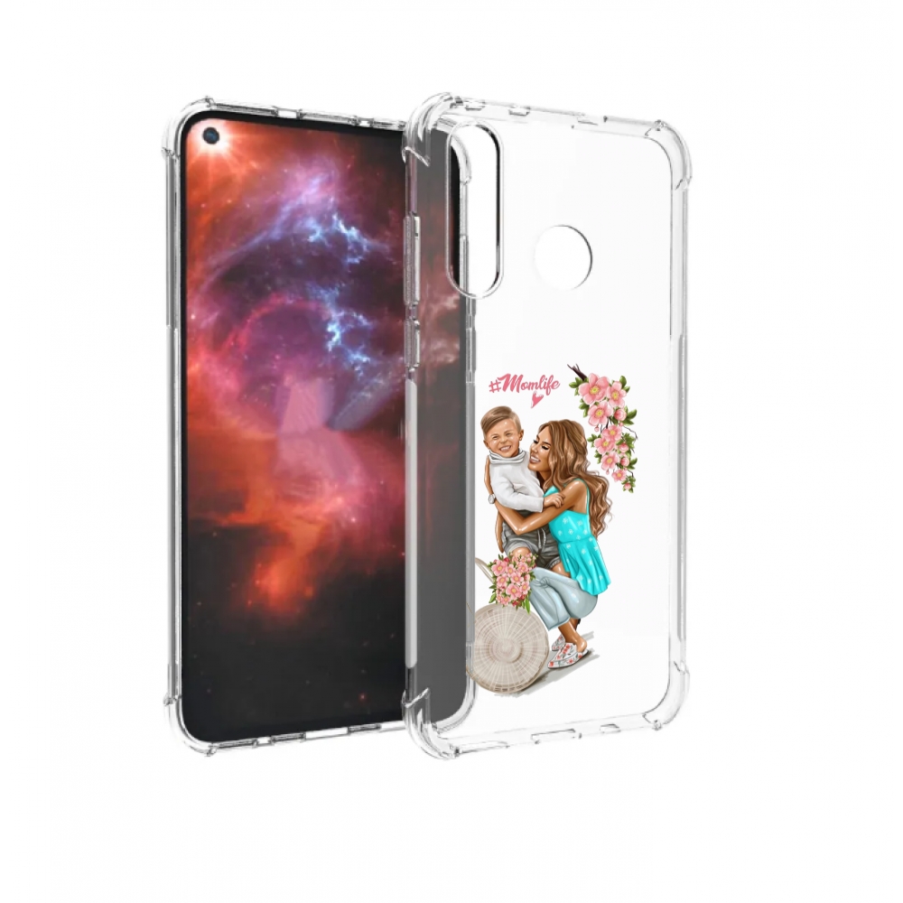 Чехол бампер MyPads Momlife для Huawei Nova 4 противоударный