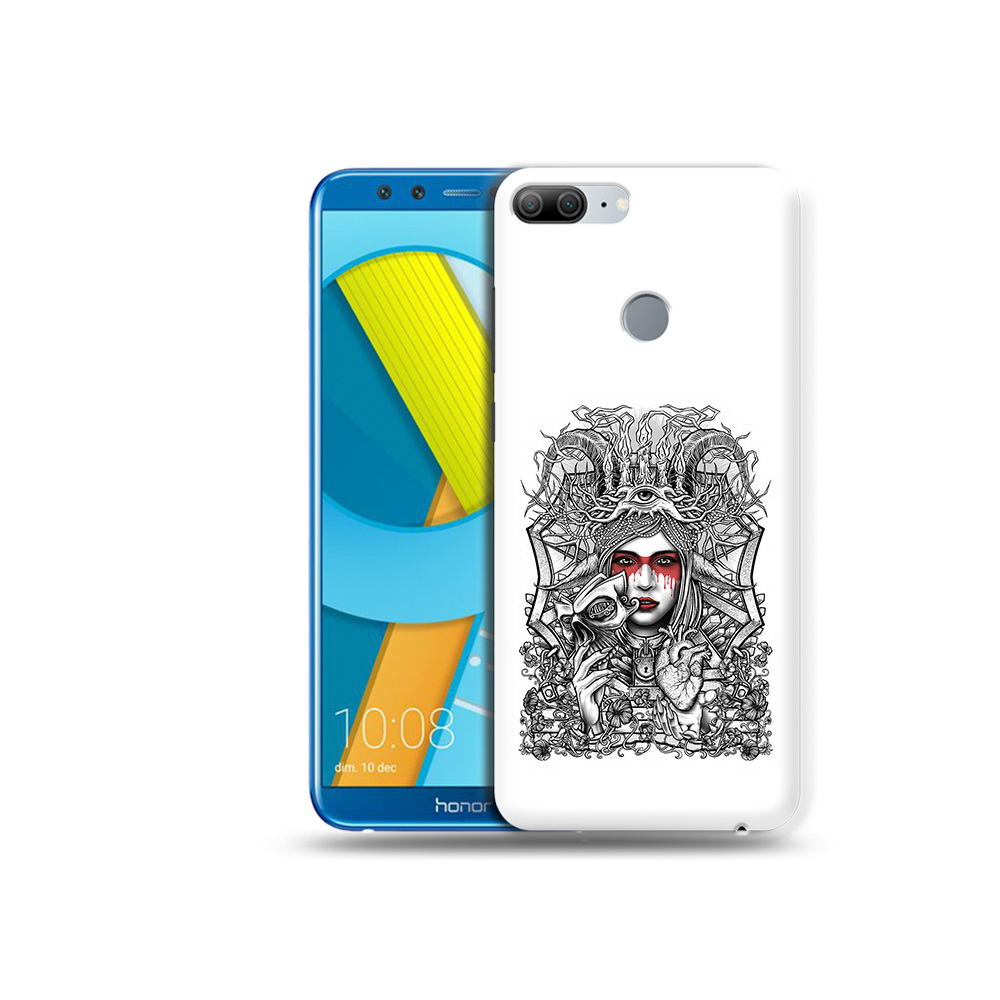 

Чехол MyPads Tocco для Huawei Honor 9 Lite грусная девушка (PT117118.56.302), Прозрачный, Tocco