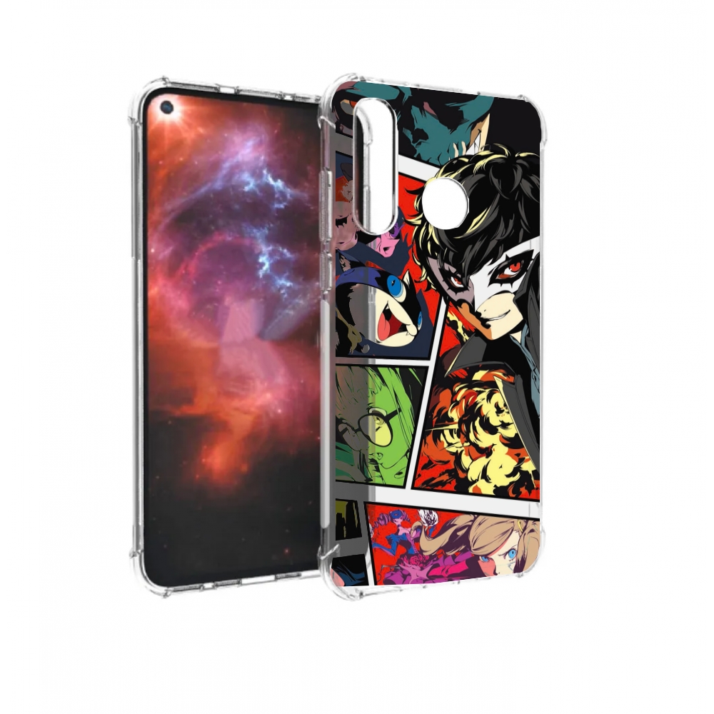 

Чехол бампер MyPads Persona 5 art для Huawei Nova 4 противоударный, Прозрачный, Tocco