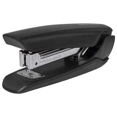 

Степлер Brauberg ULTRA 228756 №24/6, до 30 листов, 3 штуки, Черный