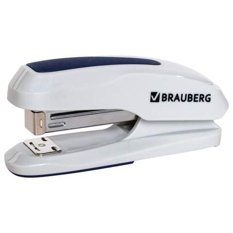 

Степлер Brauberg Extra 229087 №24/6, до 30 листов, 3 штуки, Синий