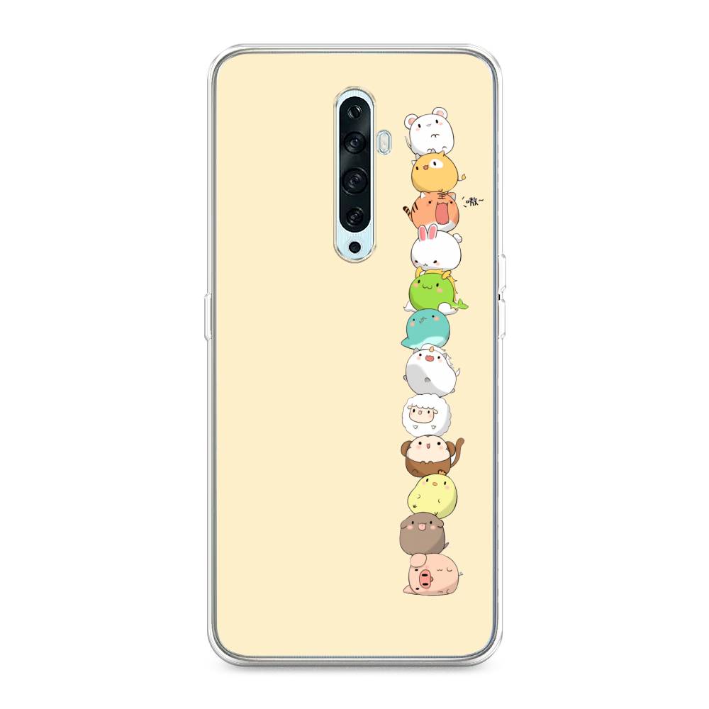 

Чехол Awog на Oppo Reno 2Z "Питомцы Чиби", Разноцветный, 251850-2