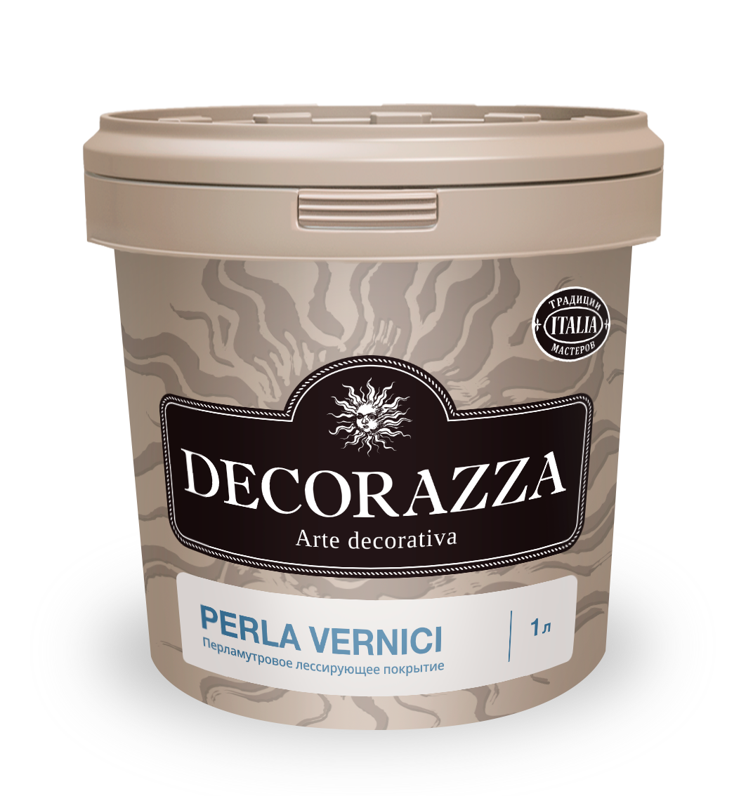 Декоративный финишный лак Decorazza Perla Vernici PL 1261, перелив, 1 л