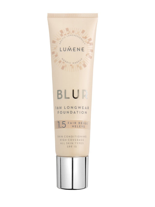 фото Тональный крем lumene blur 16h longwear foundation spf 15 1.5 fair beige 30 мл