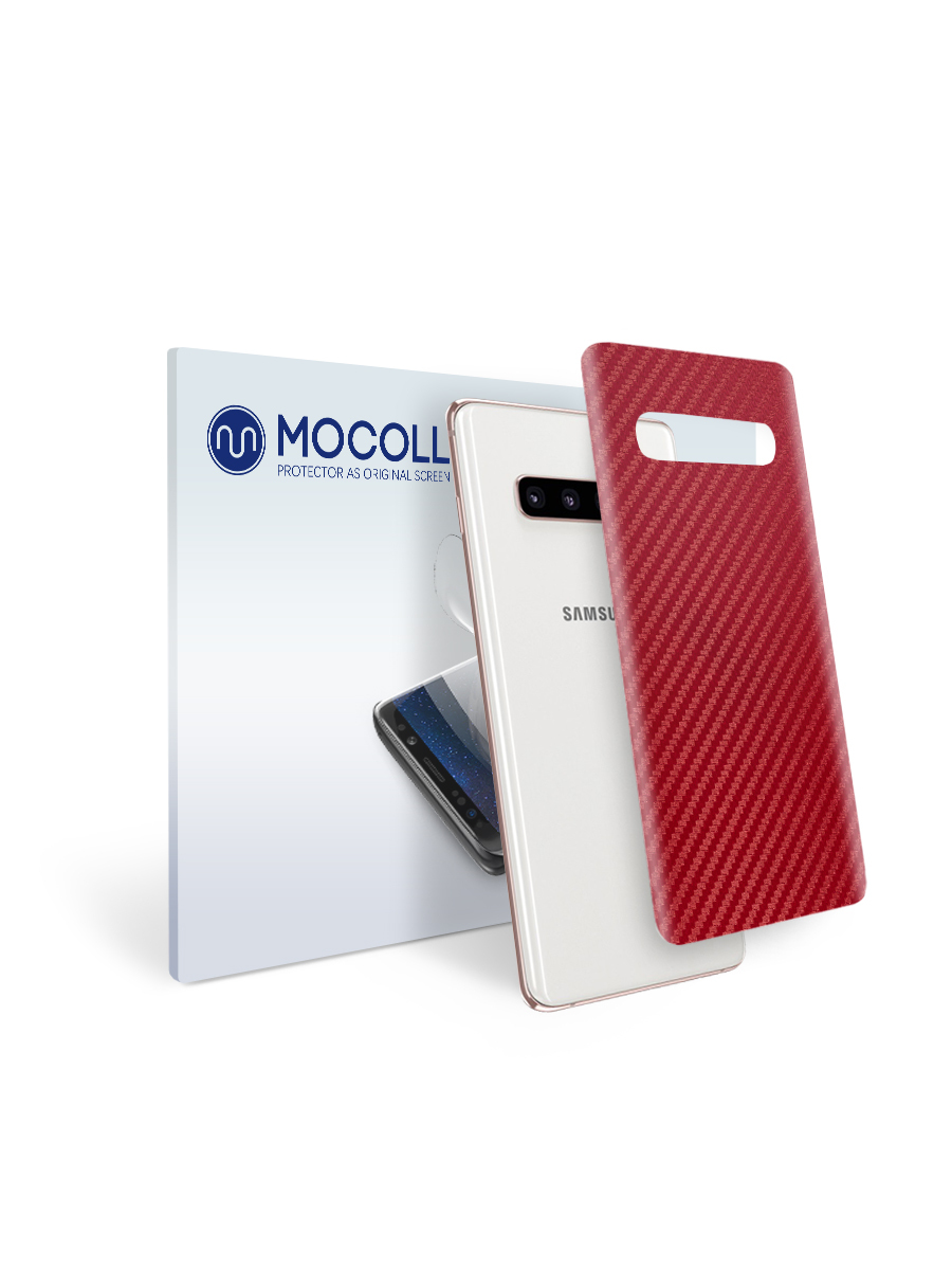 

Пленка защитная MOCOLL для задней панели Samsung GALAXY S20 Ultra Карбон Красный