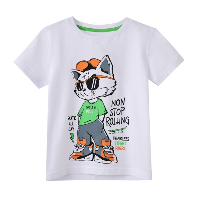 

Футболка детская Kari Kids SS24C59401023, белый, 110, 225158