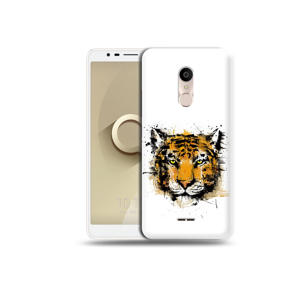 

Чехол MyPads Tocco для Alcatel 3C 5026D тигруля, Прозрачный, Tocco