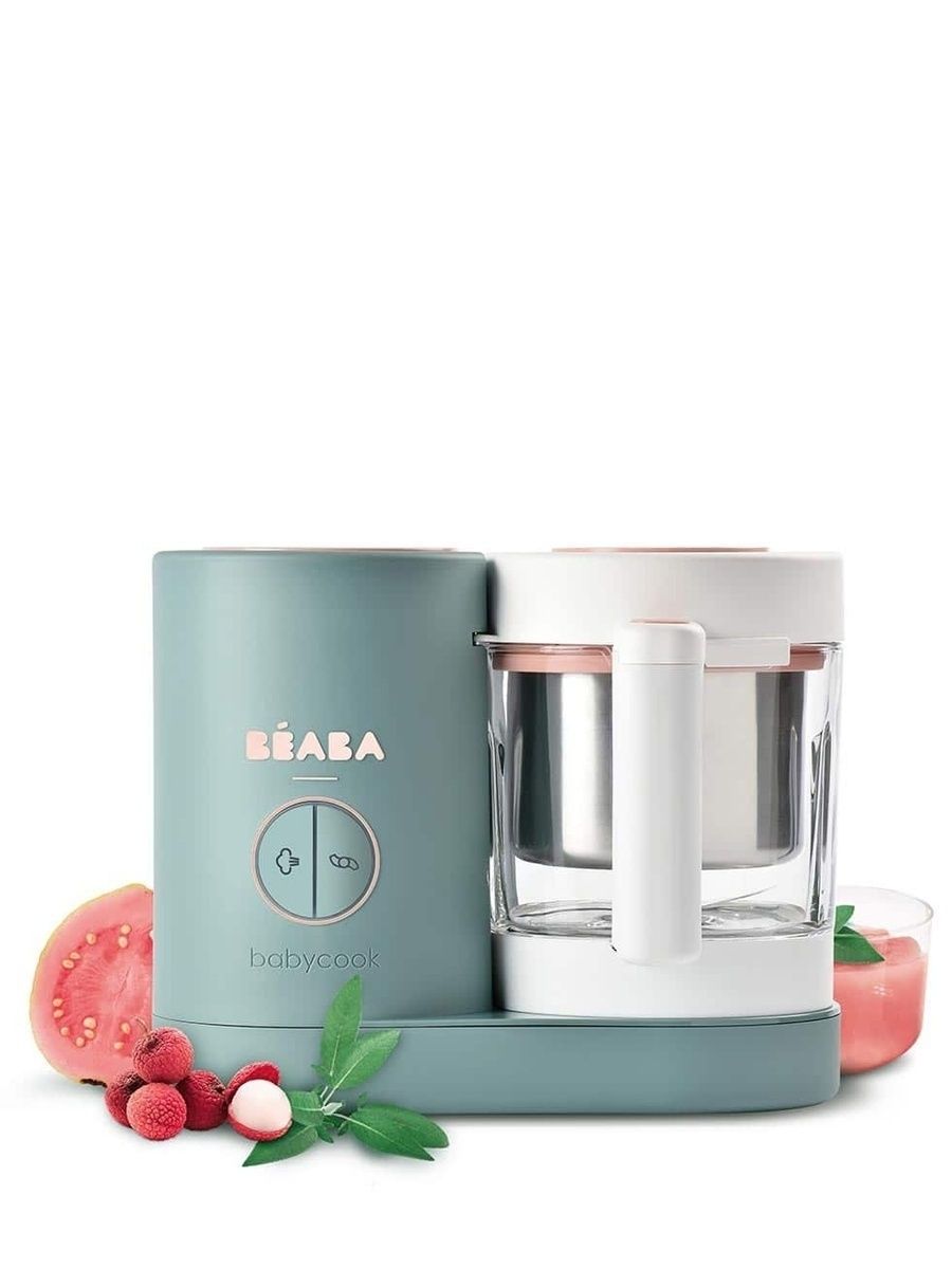 

Пароварка блендер для детского питания BEABA BABYCOOK NEO эвкалипт, BABYCOOK NEO