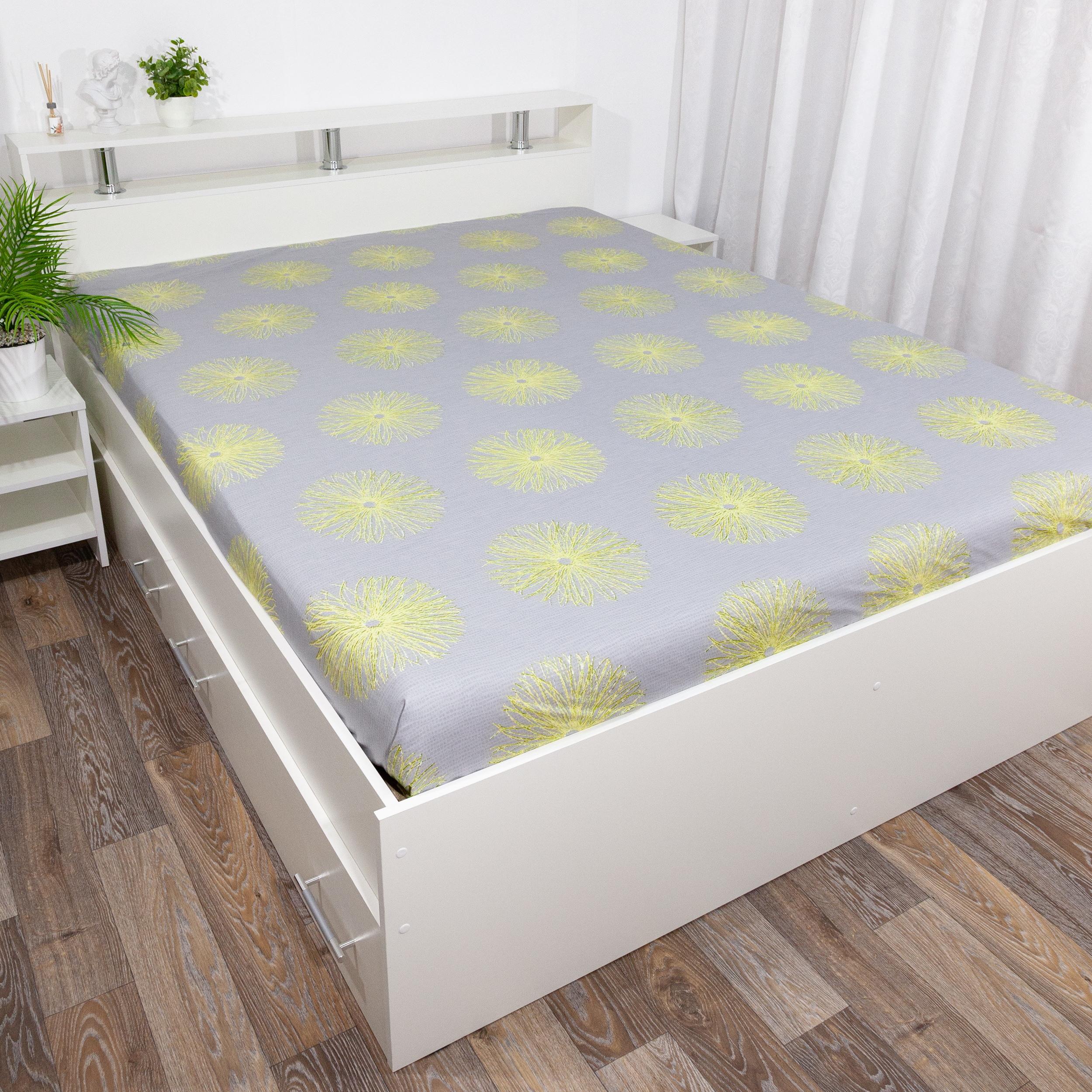 

Простыня WELLNESS RP240-Савойя_А серый 220*240 см, Простыня 220*240 см