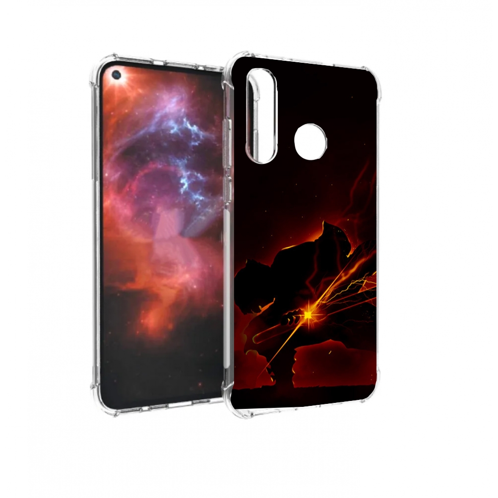 Чехол бампер MyPads demon-slayer-зеницу для Huawei Nova 4 против