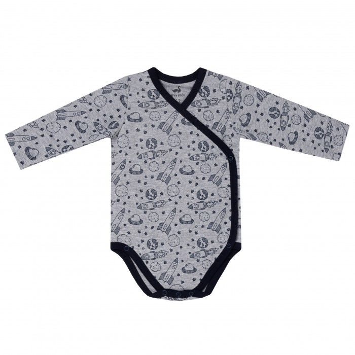 

Боди детское Diva Kids DK-080, серый, 68, DK-080