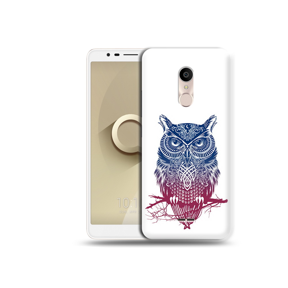 

Чехол MyPads Tocco для Alcatel 3C 5026D хиппи сова, Прозрачный, Tocco