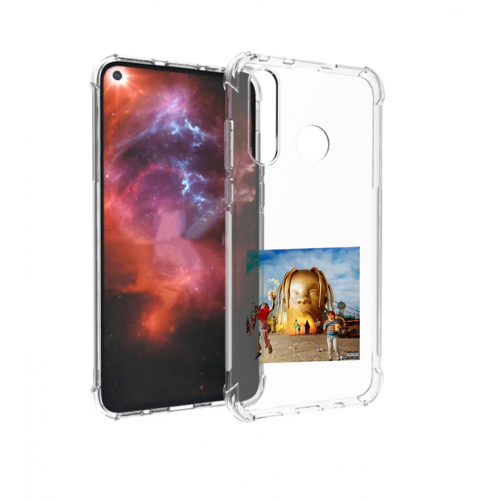 

Чехол бампер MyPads Travis Scott - Astroworld для Huawei Nova 4, Прозрачный, Tocco