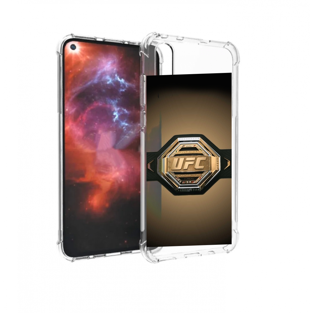 

Чехол бампер MyPads UFC единоборства мужской для Huawei Nova 4 п, Прозрачный, Tocco