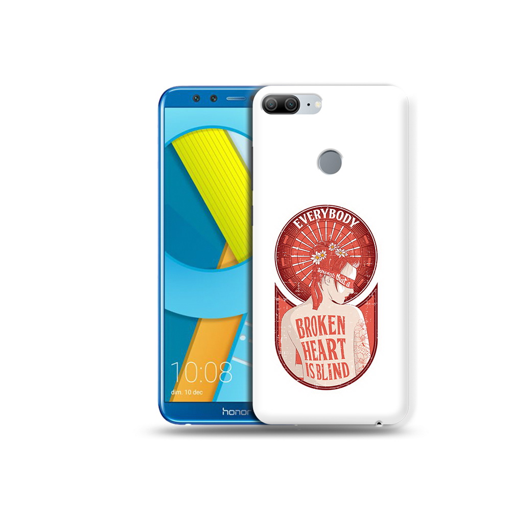 

Чехол MyPads Tocco для Huawei Honor 9 Lite девушка разбитое сердце (PT117118.56.310), Прозрачный, Tocco